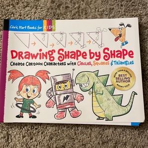 DRAWING SHAPE BY SHAPE CHRIS HART BOOKS FOR KIDS
